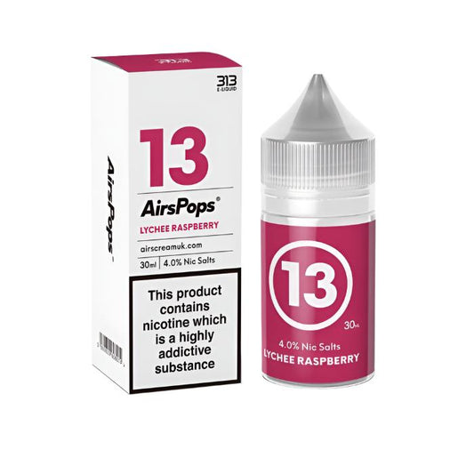 lychee raspberry, airspops,