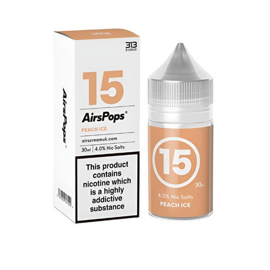 15 - Airspops - Peach Ice 30ML 40MG