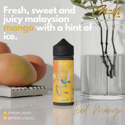 Longfill Freebase | FRESH - Iced Mango