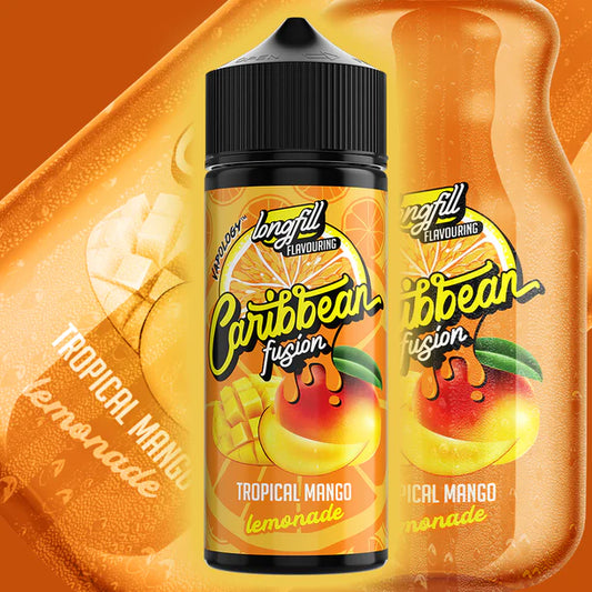Longfill Freebase | Carribean Fusion -Tropical Mango Lemonade