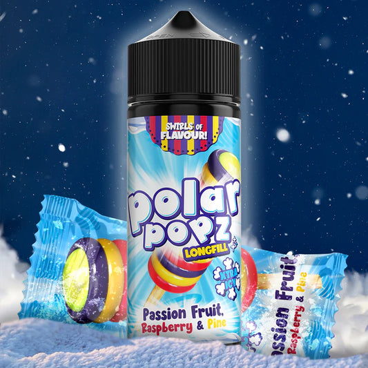 Polar Popz - Passion Fruit, Raspberry & Pine Xtra Ice