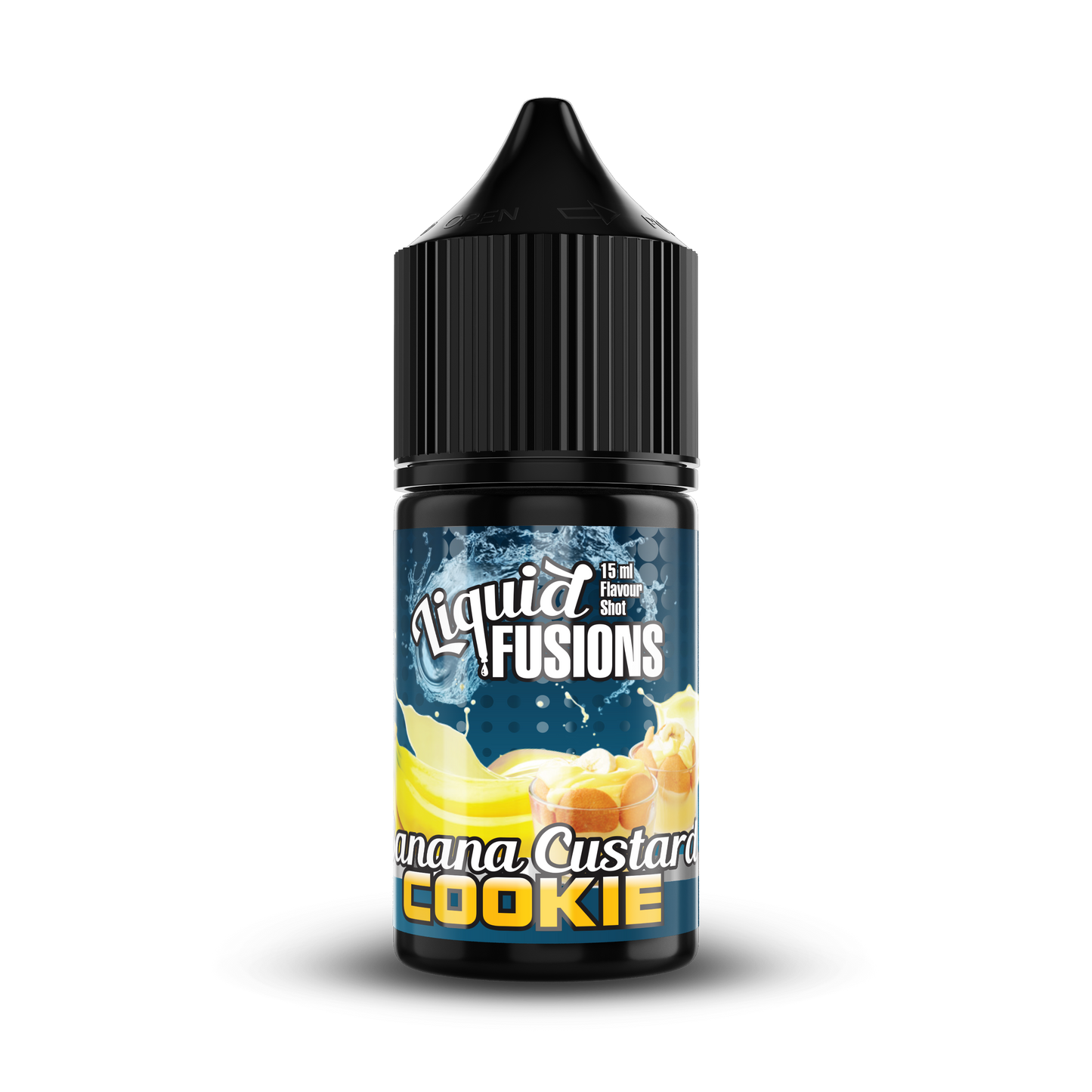 Longfill Salt Nic | Liquid Fusions - Banana Custard Cookie