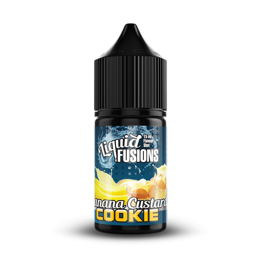 Longfill Salt Nic | Liquid Fusions - Banana Custard Cookie