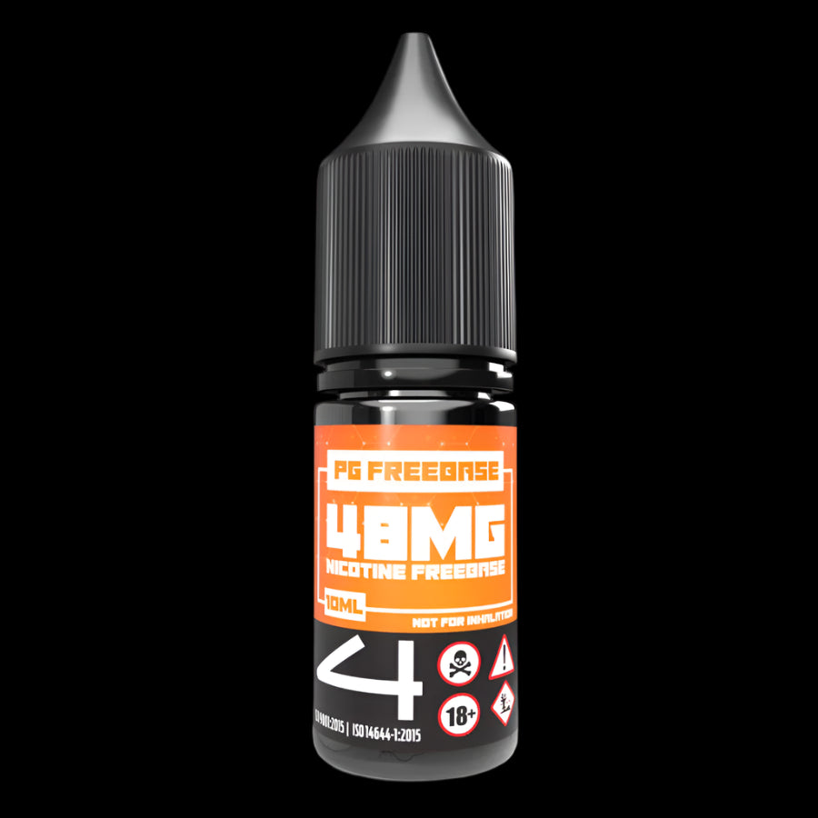 Pure + Nicotine Shot | Freebase (PG) 48MG (4MG) 10ML