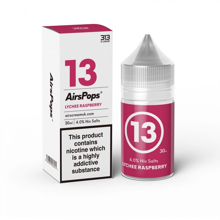 13 - Airspops - Lychee Raspberry 30ML 40MG